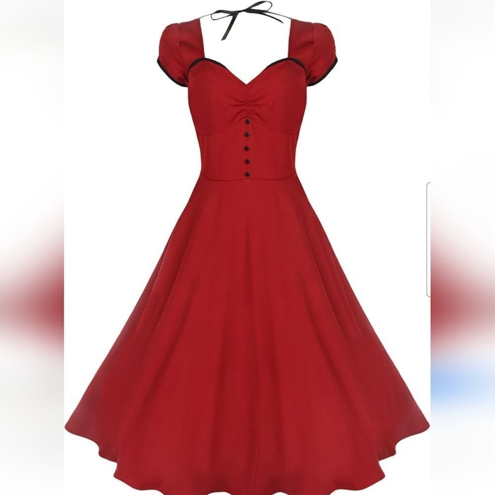 Lindy Bop Bella 1950's Style Rockabilly Swing Dress Size XS